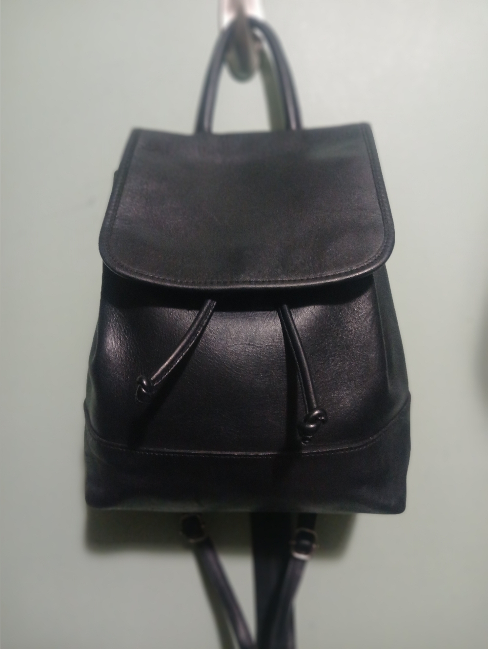 St. Johns Bay Leather Backpack